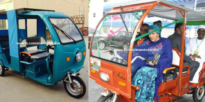 Must See Photos First Made In Nigerian Solar Powered Tricycle In