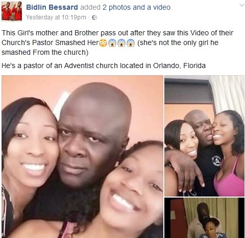 Pastor Caught On Video Intimately Anointing One Of His Female Church