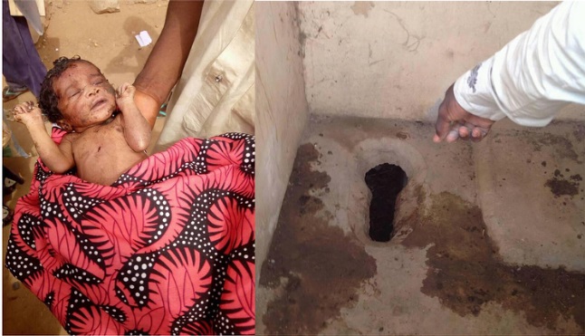 Newborn Baby Rescued From Inside A Pit Latrine In Niger State Photos Gossip Mill Nigeria