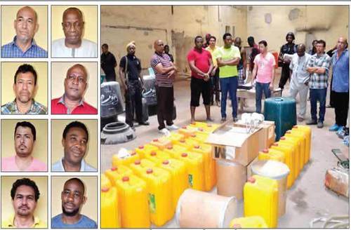 nigerians operating meth labo asaba delta state