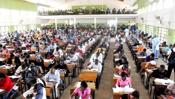 PIC 10. CANDIDATES WRITING THEIR UTME/JAMB EXAMINATION AT GOVERNMENT SECONDARY SCHOOL,TUNDUN WADA, IN ABUJA ON SATURDAY (24/3/12