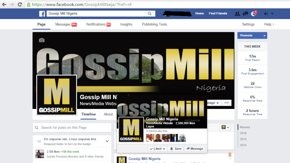 gossip mill 2.5million