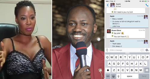 Photos Stephanie Otobo Releases More Proof Bbm Sex Chats Between Her And Apostle Suleman